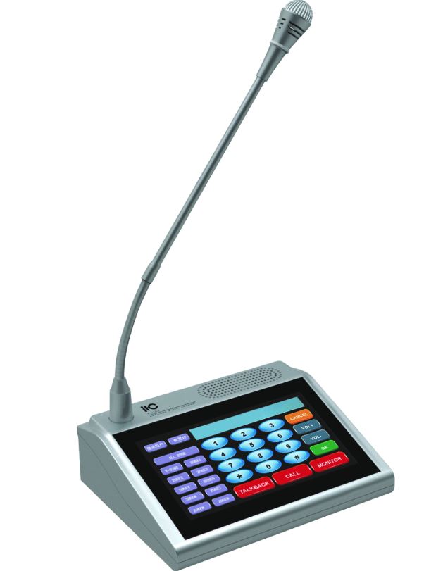 IP Audio paging system microphone