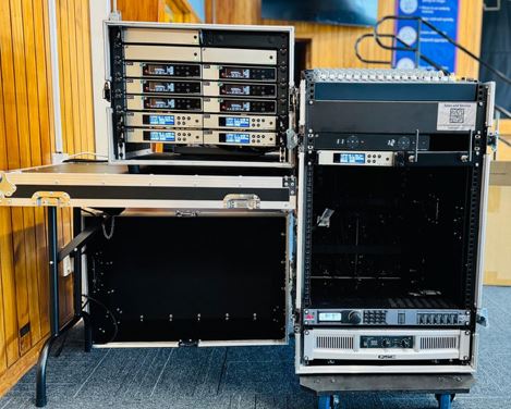 Commercial audio mobile rack