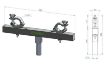 Picture of Adjustable bracket for truss (300-400mm). MEGARA/ELV