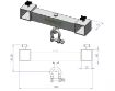 Picture of Bracket for small/medium line array systems. AT Series