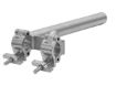 Picture of 0.5m Boom Arm Pole with Double Pipe Clamp (silver)