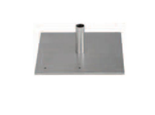 Picture of Steel Baseplate 450 x  450 x 5mm with 6" or 8" Spigot