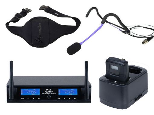 Picture of Fitness Audio DX6 2.4Ghz Digital Wireless E-Mic System