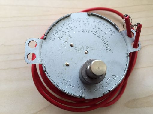 Picture of 60-72 RPM Motor for disco lights, 24V