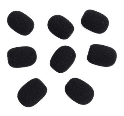 Picture of 50-pack black foam windsocks for Aeromic headset