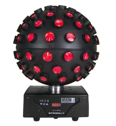 Picture of Spherical rotating effect, 5 x 15W RGBWAUV LED