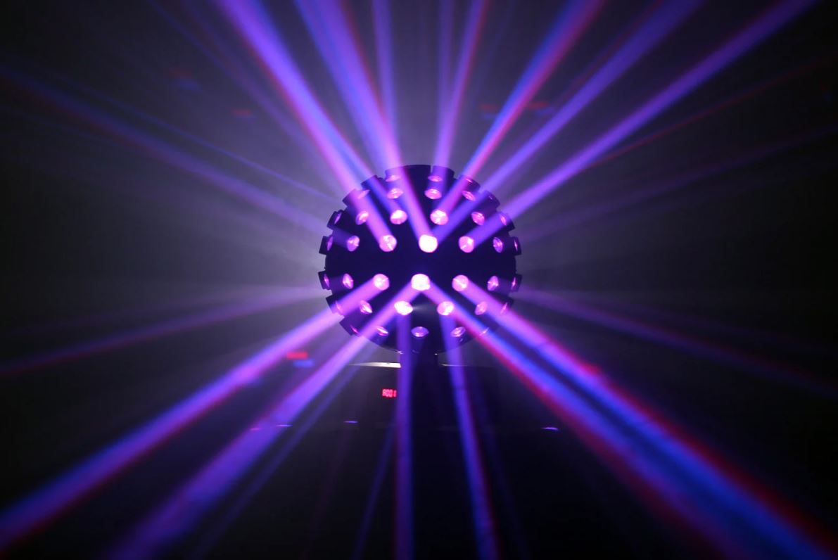NITROBALL2 Rotating Effect Light | RGBWAUV Beams for DJs & Events ...