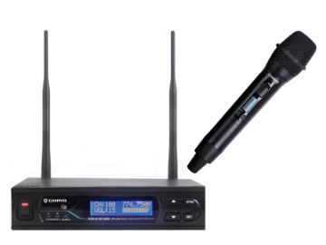 Show details for Wireless Handheld Microphone System Package Picture of Wireless Handheld Microphone System Package