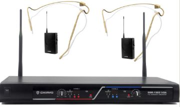 Show details for Wireless Presenter Dual Headset Mic System - IrDA Picture of Wireless Presenter Dual Headset Mic System - IrDA