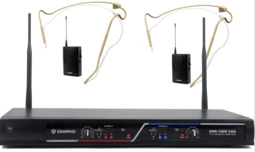 Picture of Wireless Presenter Dual Headset Mic System - IrDA