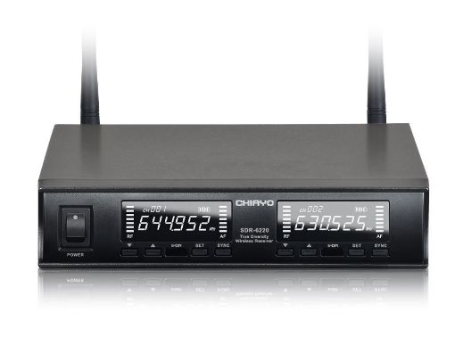 Picture of Dual Wireless Mic Receiver: True Diversity, 624mhz