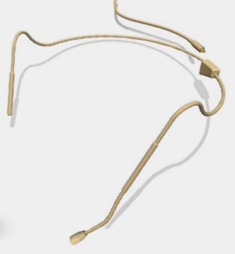 Picture of Lightweight Headset Microphone with cable - Beige