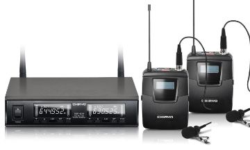 Show details for Dual Wireless Mic System: 2 x Lapel Microphones Picture of Dual Wireless Mic System: 2 x Lapel Microphones