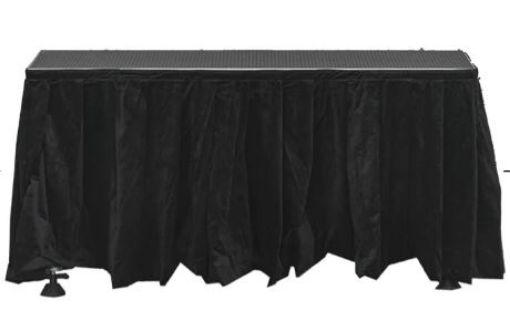 Picture of 2.44m long with velcro, 600mm height, black