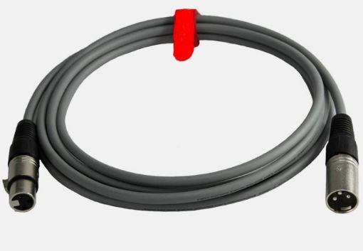 Picture of DMX 3pin cable XLRF to XLRM - 5 metre, 1 pair