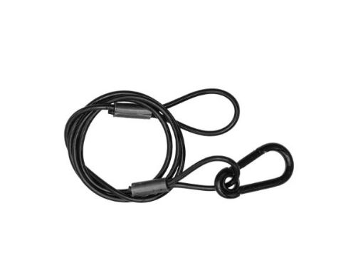 Picture of 3mm x 80cm safety chain, black pvc coat WLL: 40Kg