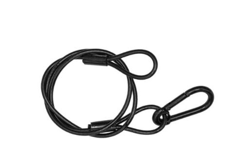 Picture of 4mm x 760mm safety chain, black pvc, WLL: 120Kg