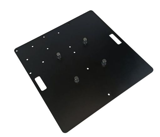 Picture of 290mm Aluminum base plate - 750x750 - Black