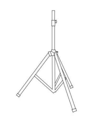 Picture of Heavy duty tripod speaker stand