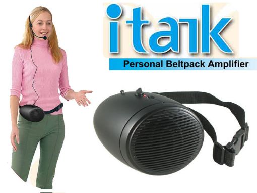 Picture of iTalk Portable PA Amplifier and Headset Microphone