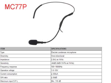 Show details for Headset Microphone for iTalk with 3.5mm Jack Picture of Headset Microphone for iTalk with 3.5mm Jack