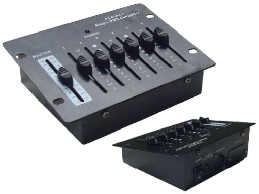 Picture of SO-1321 6 Channel DMX console (Battery/mains power)