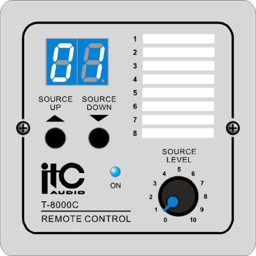 Picture of Remote Control Panel for Audio Matrix (Volume control)