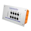 Picture of Active In-wall Audio Press Box, Dante, 8+4 USB out