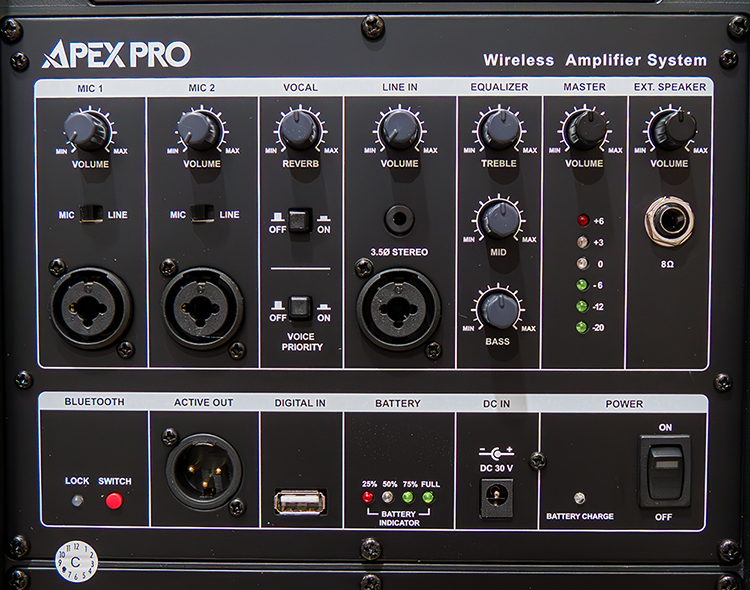 Portable Sound System / Apex Pro BT PA | Edwards Sound Systems