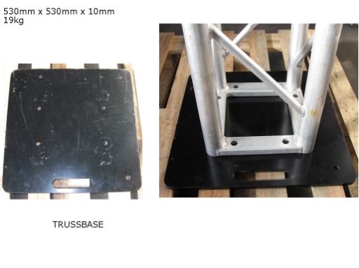 Picture of Truss Base Plate (530x530x10) 19kg