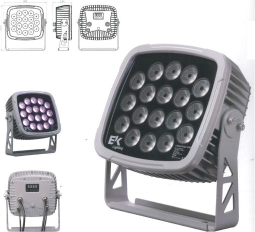 Picture of LitePad Quad 18 IP65 RGBW Light