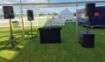 Picture of Portable DJ Table Black Carpeted