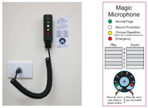 Picture of Magic Microphone for Admaster Paging System