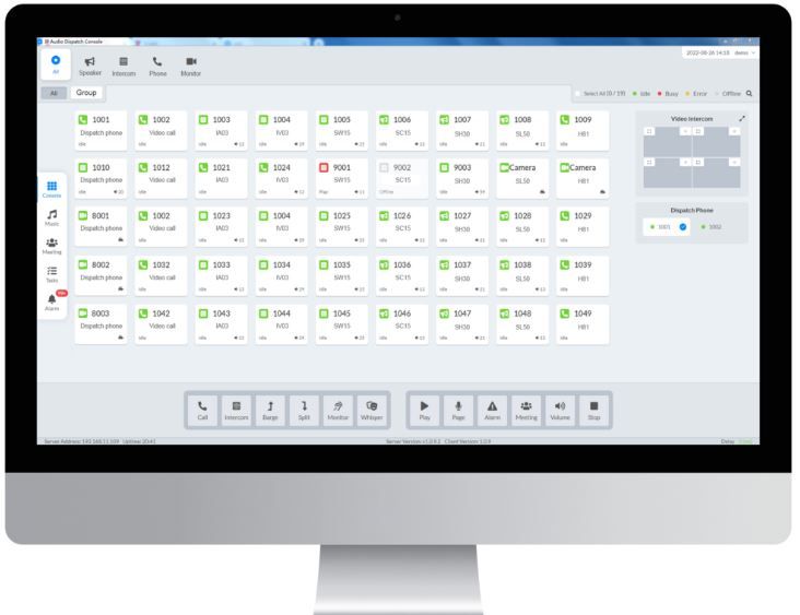IP audio Paging System software